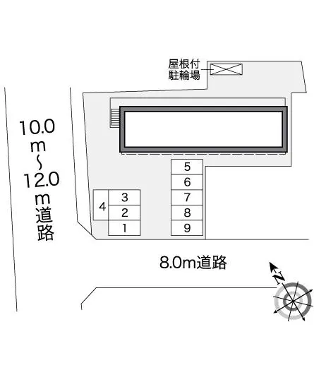 ★手数料０円★富士宮市万野原新田　月極駐車場（LP）